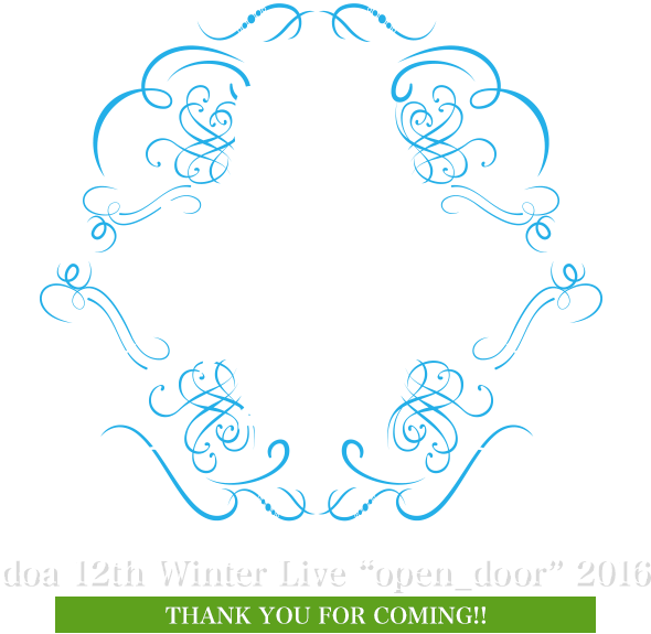 doa doa 12th Winter Live “open_door” 2016